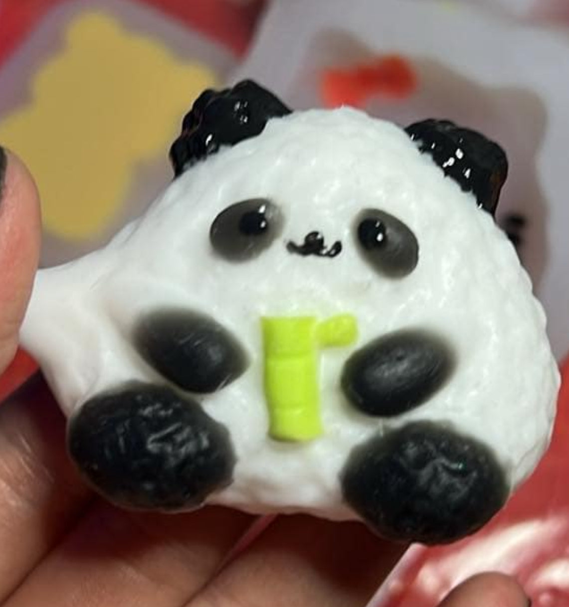 Panda rice roll sticky taba squishy