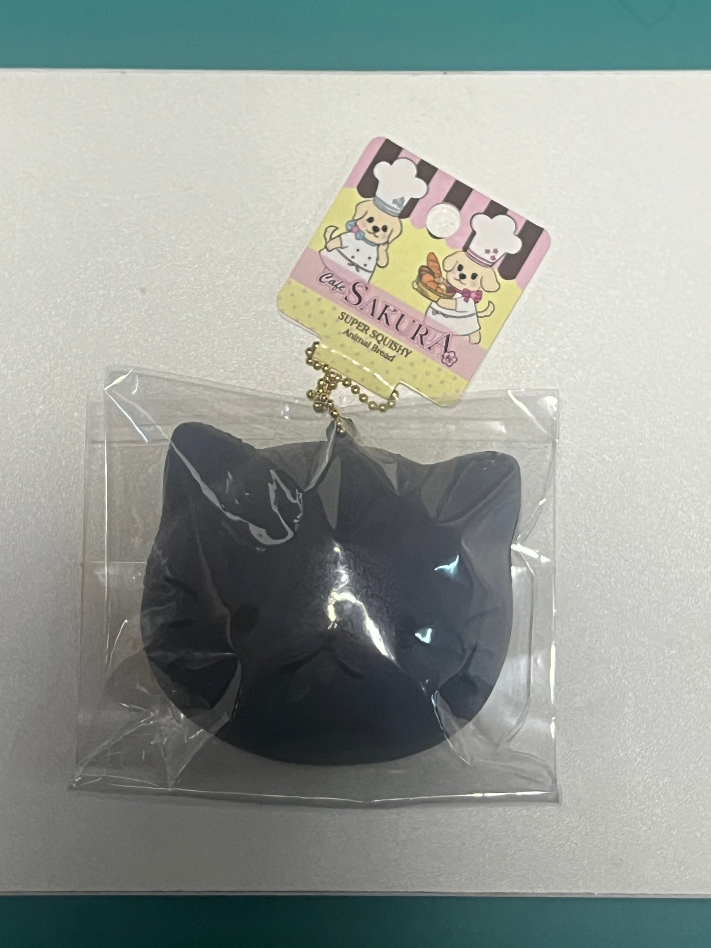 Sakura cafe cat head bun slow ride m foam squishy