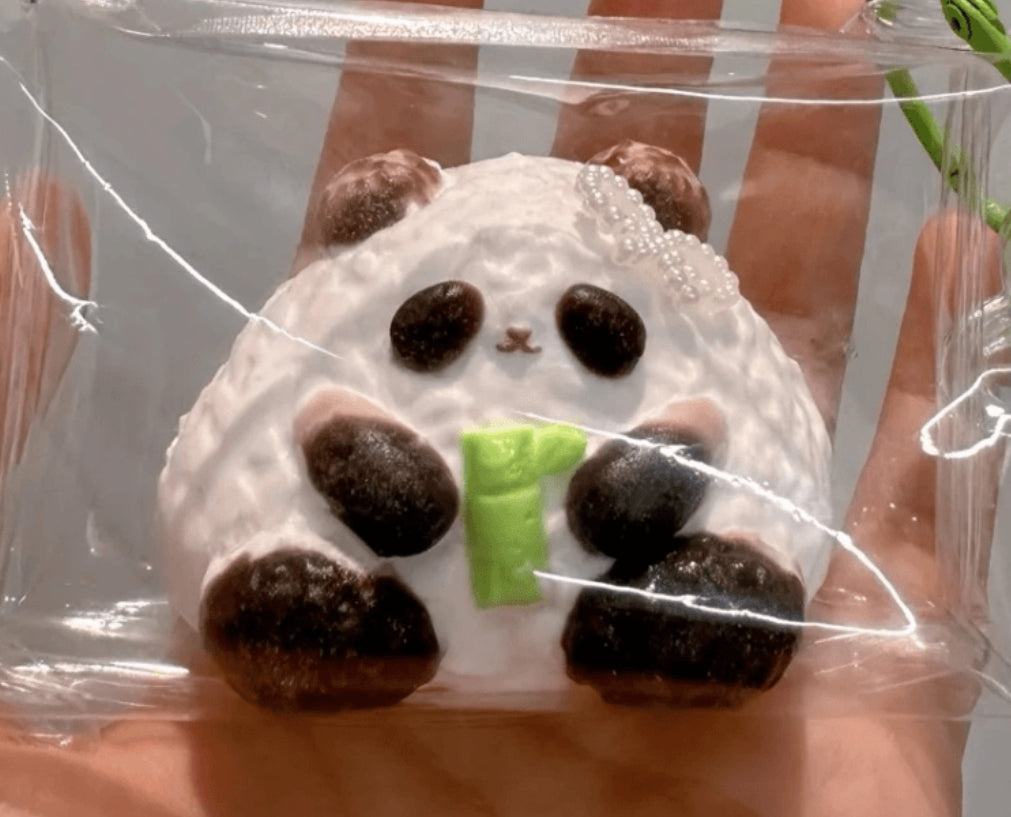 Panda rice roll sticky taba squishy