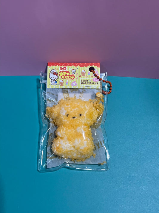 Dog shaped fried crunchy rice cake taba squishy